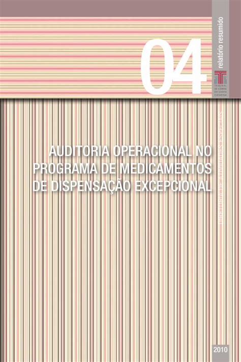 PDF AUDITORIA OPERACIONAL NO PROGRAMA DE Web04 Tce Sc Gov Br Sites