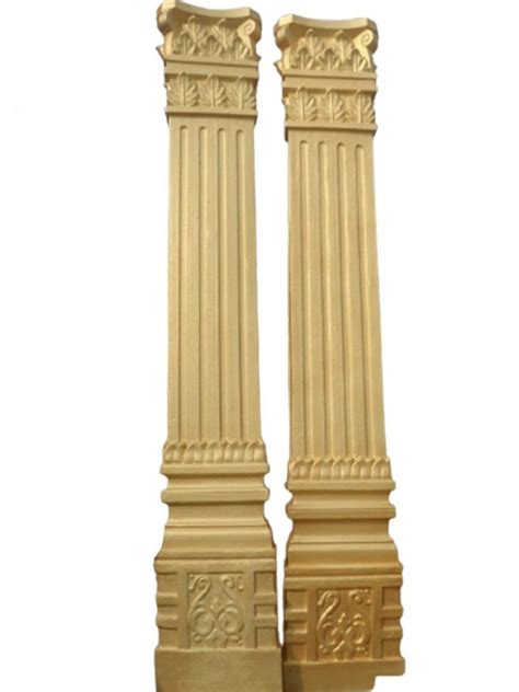 Circular Golden 10 Feet FRP Decorative Pillar For Wedding At Rs 7000