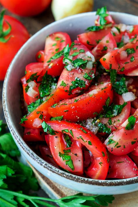 Tomatensalat Mit Zwiebeln Ganz Klassisch