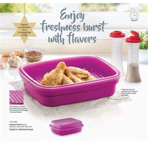 Tupperware Season Serve L Shopee Malaysia