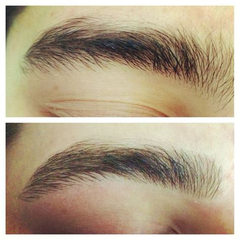 Before + After Male eyebrows Thick Eyebrow Shapes, Thick Brows ...