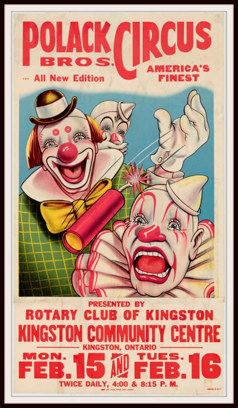 Printed Vintage Circus Poster Art Image Printed Sheet Wall Art Home