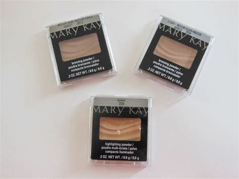 Product Review Mary Kay Bronzing Powder And Highlighting Powder The