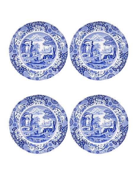 Spode Blue Italian Dinner Plates Set Of 4 Neiman Marcus