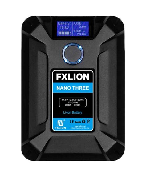 Fxlion Nano Three Ultracompact V Mount Battery Wh