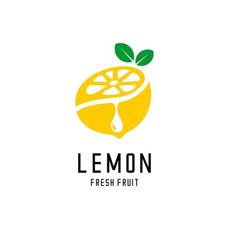 Logo Lemon Vector 5085727 Vector Art At Vecteezy