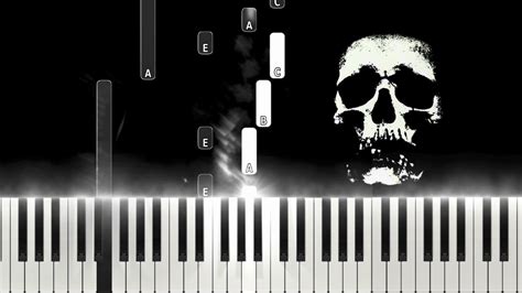 Metallica The Unforgiven Easy Piano Tutorial Youtube