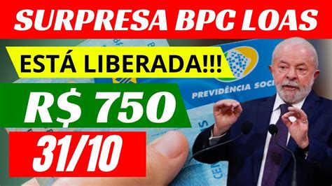 Surpresa Boletim Bpc Loas Benef Cio Liberado R Para Todo