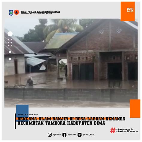 Siaga Banjir Di Kecamatan Tambora Kabupaten Bima