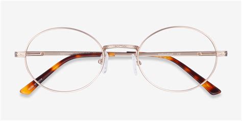 Equinox Oval Gold Full Rim Eyeglasses Eyebuydirect Canada