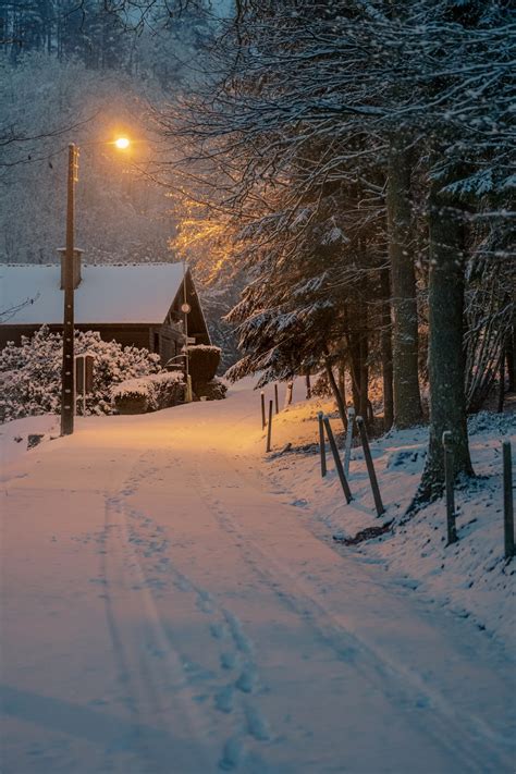 Snowy Night Backgrounds