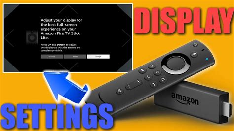 Firestick - How to Setup Display - Resize Display, Set Color Depth ...