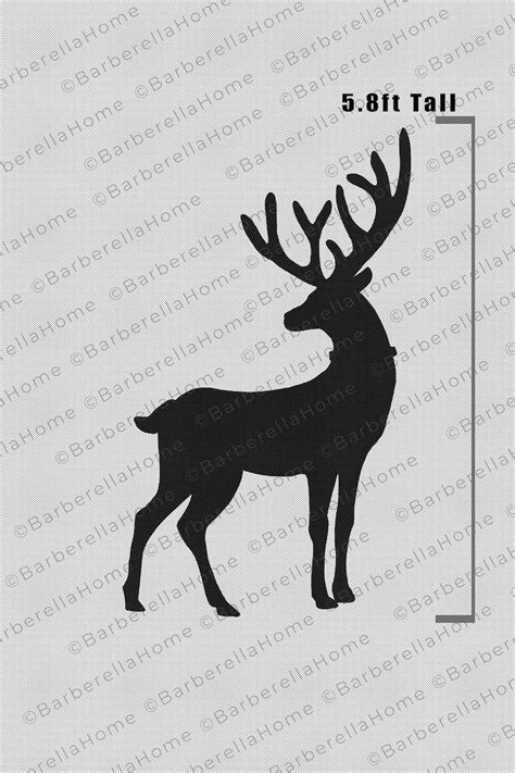 Ft Sleigh Reindeer Template When Made Printable Trace And Cut