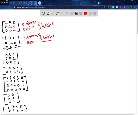 Solved Determine Whether The Matrix Is In Row Echelon Form Reduced Row