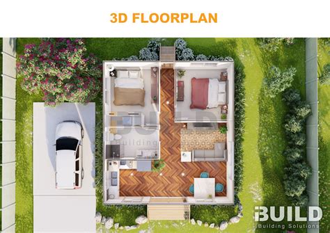 Kit Homes Sale 3D Floorplan V2 IBuild Building Solutions