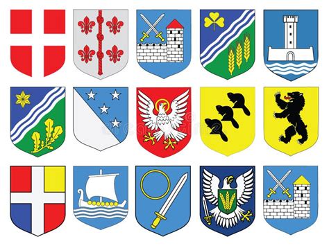 Estonia Coat of Arms and Flag Stock Vector - Illustration of euro ...