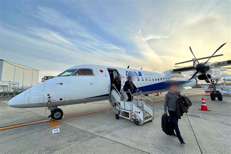 Anaプロペラ機材 搭乗記 機上の景色はちょっと違う 弾丸トラベルは怖くない