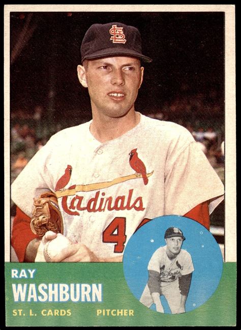 Amazon Topps Ray Washburn St Louis Cardinals Baseball