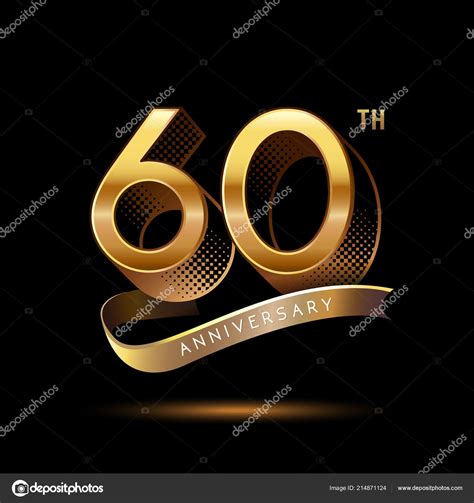 Logo Aniversario Oro A Os Fondo Decorativo Vector De Stock Por