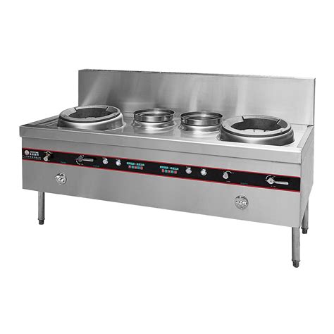 1 8m 2m Gas Catering Equipment Chinese Restaurant Heavy Duty Commercial