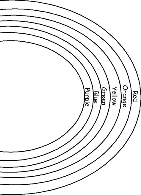 Twinkl Rainbow Colouring Sheet