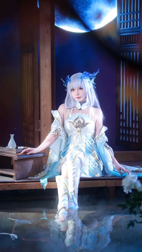 Cos：王者荣耀西施游龙清影cosplay正片15p 大肉丸amiee 哔哩哔哩