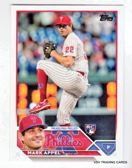 Mark Appel 2023 Topps Series One ROOKIE Card 259 Philadelphia