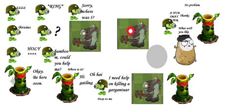 User Blogthe Gatling Peamy Comic Plants Vs Zombies Character