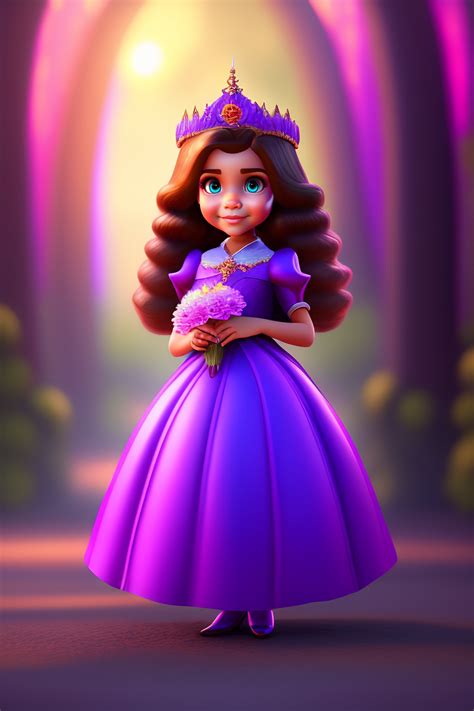 Lexica Disney Cute And Beautiful Princess Wearing A Purple, 55% OFF