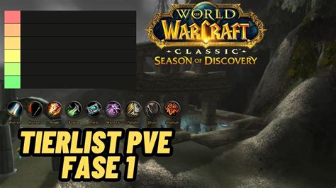 Tier List Wow Sod Pve 🔥fase 1🔥 Youtube