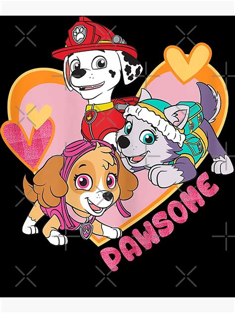 Active Enthusiasm In The Relief Humor Paw Patrol Pawsome Group Vintage