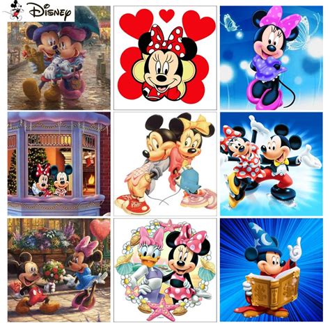 Peinture Diamant Th Me Dessin Anim Mickey Mouse Broderie Compl Te