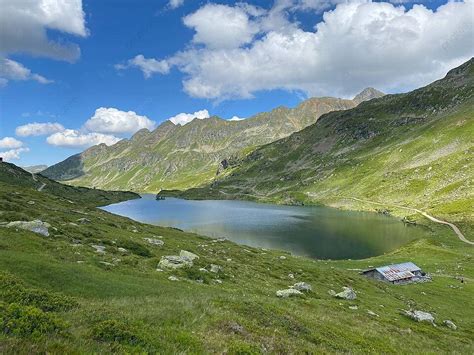 Austrias Giglachsee Lake Nestled In Styrian Tauern Valley Trail Hiking