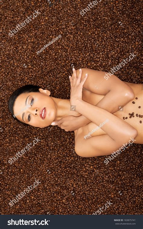 Attractive Naked Woman Lying Coffee Grains Stock Photo 183875741 Shutterstock