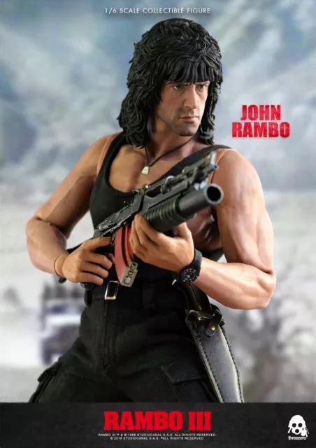THREEZERO John Rambo Rambo III Sylvester Stallone Scale Hot Toys EUR PicClick FR