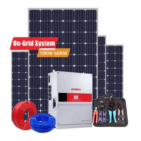 Namkoo Kw Solar Panel Kit On Grid Solar Energy System For Home