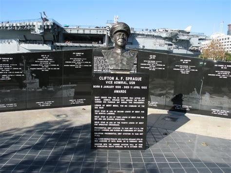 Memorial to Taffy 3, San Diego. "For extraordinary heroism in action ...