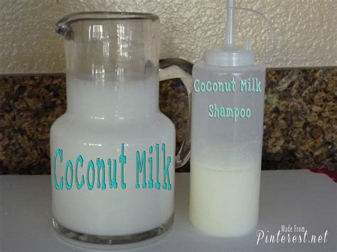 DIY Coconut Milk Shampoo