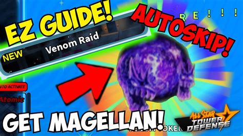 How To Beat Venom Raid AUTOSKIP Get Magellan 6 Star Venom Token