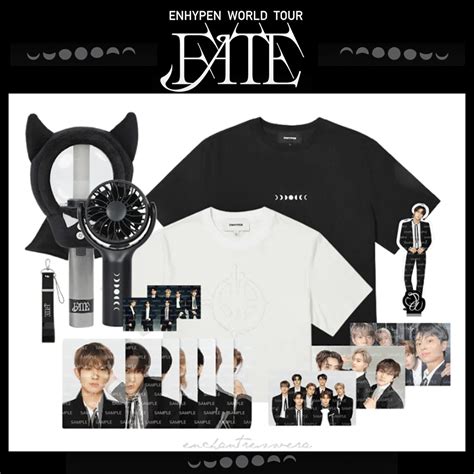 Preorder Enhypen World Tour Fate Official Merch Trading Card Set