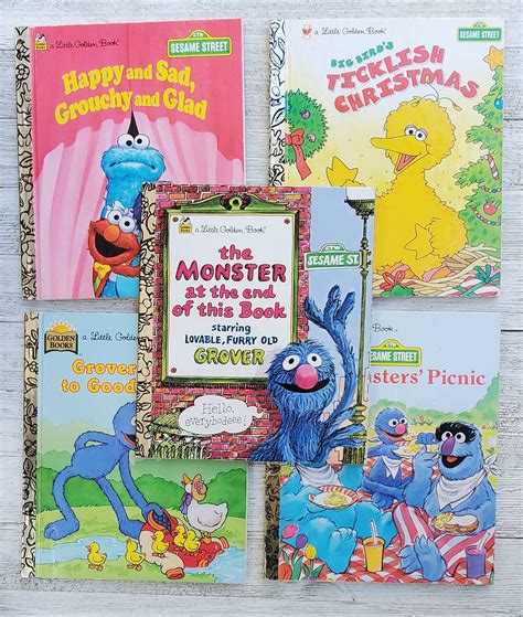 Sesame Street Little Golden Books Choose One Etsy