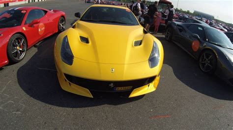 FERRARI F12 TDF Tour De France BLUE AND YELLOW DIASHOW PICTURES YouTube