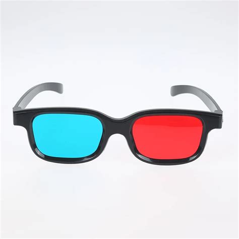 Factory Supply New Frame Design Universal Custom Logo Printed 3d Plastic Red Cyan Anaglyphic