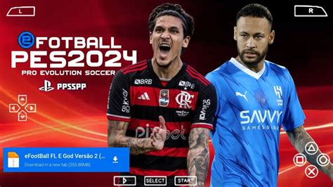 Efootball Pes Ppsspp Brasileir O E Europeu Atualizado Rumo Ao