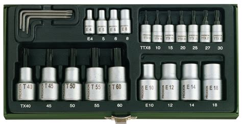 sorotec  shop proxxon  piece torx socket set