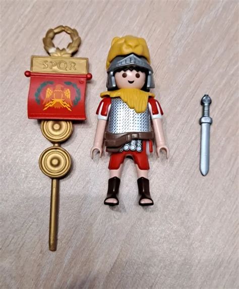 PLAYMOBIL ROMAIN PORTE Etendard Altaya Legionnaire Jpj27 EUR 3 00