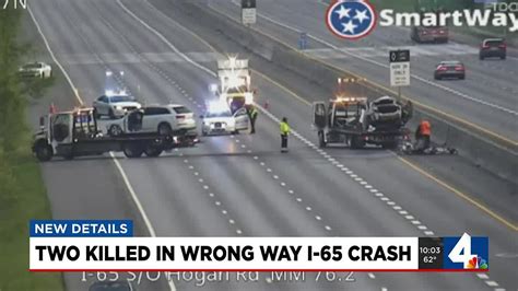 Two Killed In Wrong Way I 65 Crash Youtube