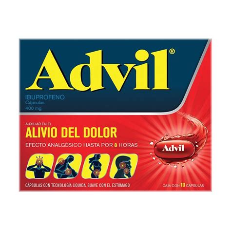 Advil 400 Mg 10 Cápsulas Walmart