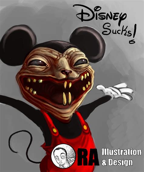 Scary Mickey Mouse Drawings