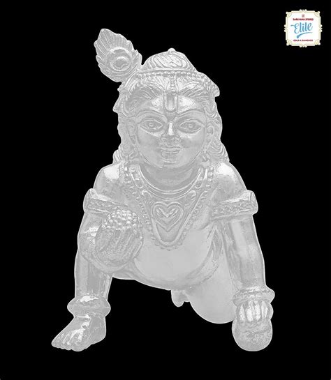 Striking Bal Gopal Silver Idol